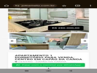 Apartamento para Venda, em Capo da Canoa, bairro Centro, 1 dormitrio