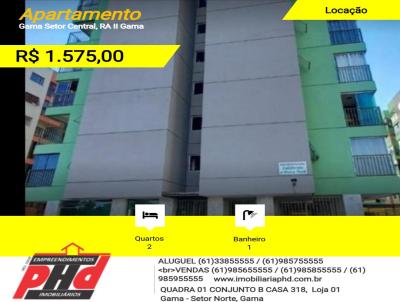 Apartamento para Locao, em RA II Gama, bairro Gama Setor Central, 2 dormitrios, 1 banheiro