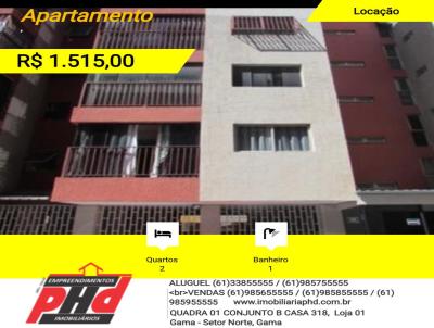 Apartamento para Locao, em , bairro , 2 dormitrios, 1 banheiro