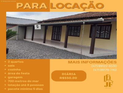 Casa para Locao, em So Francisco do Sul, bairro Praia do Ervino, 2 dormitrios, 1 banheiro, 1 vaga