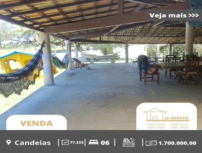 Stio para Venda, em Candeias, bairro Boca da Mata, 6 dormitrios, 7 banheiros, 6 sutes, 14 vagas