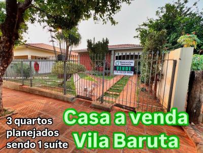 Casa para Venda, em Presidente Venceslau, bairro VILA BARUTA, 3 dormitrios, 2 banheiros, 1 sute, 1 vaga