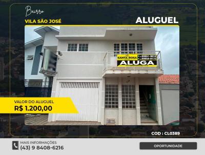 Casa para Locao, em Santo Antnio da Platina, bairro VILA SAO JOSE, 2 dormitrios, 1 banheiro