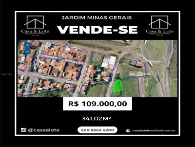 Lote para Venda, em Santo Antnio da Platina, bairro Jardim Minas Gerais