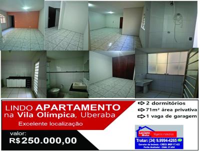 Apartamento para Venda, em Uberaba, bairro Vila Olimpica, 2 dormitrios, 2 banheiros, 1 vaga