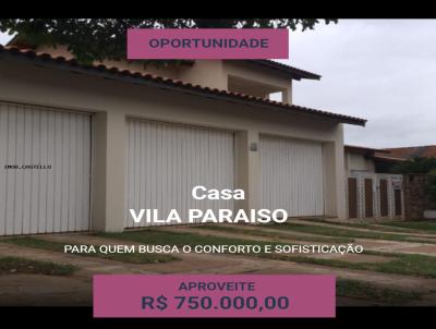 Casa para Venda, em Presidente Epitcio, bairro VILA PARAISO, 4 dormitrios, 6 banheiros, 1 sute, 4 vagas