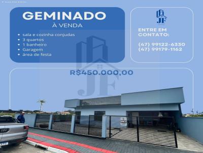 Geminado para Venda, em So Francisco do Sul, bairro Praia do Ervino, 3 dormitrios, 1 banheiro