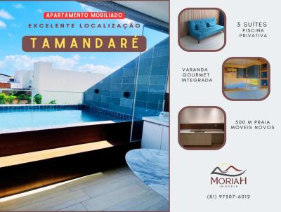 Apartamento para Locao, em Tamandar, bairro Ariquind, 3 dormitrios, 3 banheiros, 3 sutes, 1 vaga