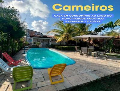 Casa para Venda, em Tamandar, bairro Praia dos Carneiros, 4 dormitrios, 4 banheiros, 3 sutes, 4 vagas