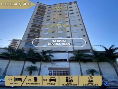 Apartamento para Locao, em Poos de Caldas, bairro Jardim Elvira Dias, 3 banheiros, 3 sutes, 3 vagas