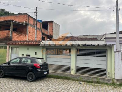 Casa Plana para Venda, em Ribeirão Pires, bairro Santana, 3 dormitórios, 1 banheiro, 2 vagas