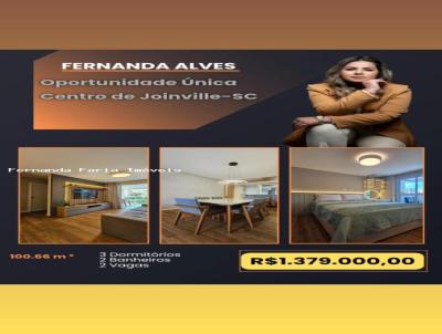 Apartamento para Venda, em Joinville, bairro Centro, 3 dormitrios, 2 banheiros, 1 sute, 2 vagas