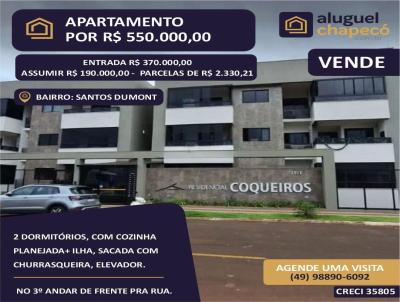Apartamento para Venda, em Chapec, bairro Santos Dumond, 2 dormitrios