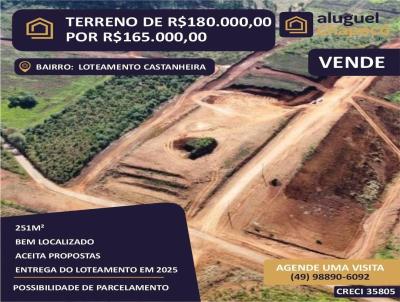 Terreno para Venda, em Chapec, bairro LOTEAMENTO CASTANHEIRA