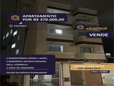 Apartamento para Venda, em Palhoa, bairro -, 2 dormitrios, 1 banheiro, 1 sute, 1 vaga