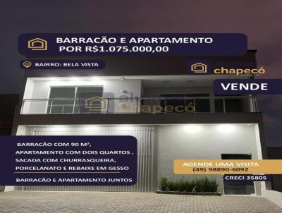 Barraco para Venda, em , bairro Bela Vista, 2 dormitrios