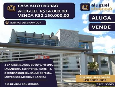 Casa Alto Padro para Locao, em , bairro DESBRAVADOR, 3 dormitrios, 1 sute