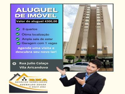 Apartamento para Locao, em So Paulo, bairro Vila Aricanduva, 3 dormitrios, 2 banheiros, 1 sute, 2 vagas