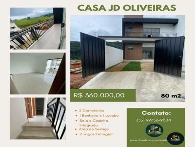 Casa para Venda, em So Loureno, bairro Jardim das Oliveiras, 2 dormitrios, 2 banheiros, 2 vagas