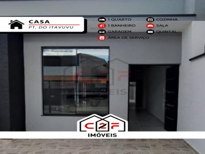 Casa 1 dormitrio para Venda, em Sorocaba, bairro Jardim Portal do Itavuvu, 1 dormitrio, 1 banheiro, 1 vaga