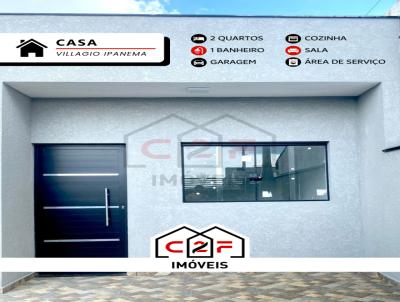 Casa Geminada para Venda, em Sorocaba, bairro Jardim Residencial Villagio Ipanema I, 2 dormitórios, 1 banheiro, 1 vaga