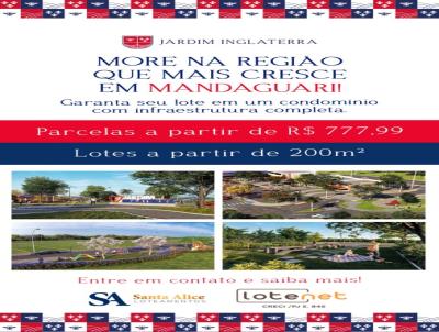 Loteamento para Venda, em Mandaguari, bairro Jardim Inglaterra