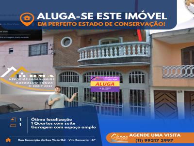 Casa 1 dormitrio para Locao, em So Paulo, bairro Vila Bancaria, 1 dormitrio, 1 banheiro, 1 sute, 1 vaga