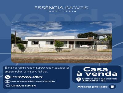 Casa para Venda, em Xanxer, bairro Bairro dos Esportes, 3 dormitrios, 2 banheiros, 1 sute, 1 vaga