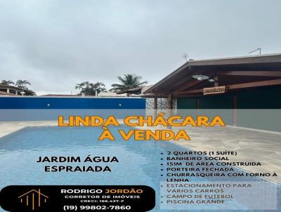 Chcara para Venda, em Santa Rita do Passa Quatro, bairro Jardim gua Espraiada, 2 dormitrios, 1 banheiro, 1 sute, 10 vagas