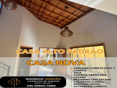 Casa Alto Padro para Venda, em Santa Rita do Passa Quatro, bairro Jardim Paineiras, 3 dormitrios, 2 banheiros, 1 sute, 2 vagas