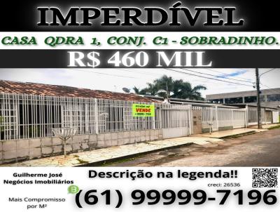 Casa para Venda, em Braslia, bairro Sobradinho, 3 dormitrios, 2 banheiros, 1 sute, 4 vagas
