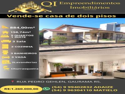 Casa para Venda, em Gaurama, bairro Centro, 5 dormitrios, 3 banheiros, 1 sute, 3 vagas