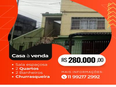 Casa para Venda, em So Paulo, bairro Jardim Tiete, 2 dormitrios, 2 banheiros, 2 vagas