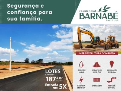 Loteamento para Venda, em Salto, bairro Parque Barnabé
