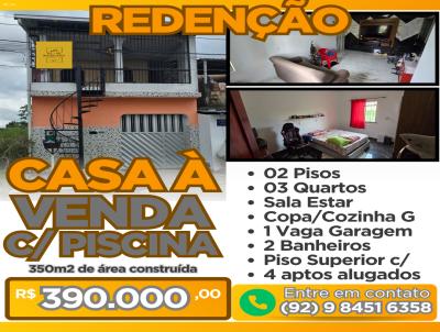 Casa para Venda, em Manaus, bairro Redeno, 3 dormitrios, 2 banheiros, 1 vaga