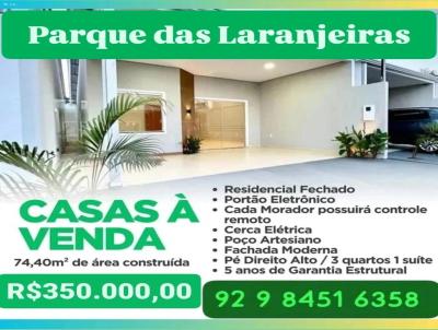 Casa em Condomnio para Venda, em Manaus, bairro Flores, 3 dormitrios, 1 banheiro, 1 sute, 2 vagas