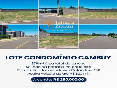 Lote em Condomnio Fechado para Venda, em Catanduva, bairro VILA MOTA