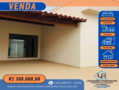 Casa para Venda, em Itajub, bairro Jardim Califrnia, 3 dormitrios, 2 banheiros, 1 sute, 1 vaga