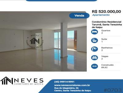 Apartamento para Venda, em Santa Terezinha de Itaipu, bairro Condomnio Residencial Tarum, 2 dormitrios, 2 banheiros, 1 sute, 2 vagas