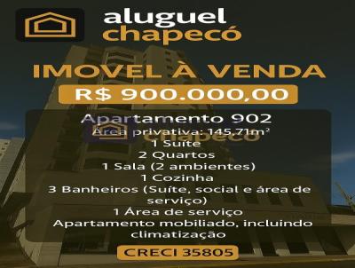 Apartamento para Venda, em , bairro Centro, 2 dormitrios, 3 banheiros, 1 sute