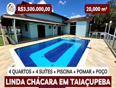 Chcara para Venda, em Suzano, bairro Vila Colorado, 4 dormitrios, 5 banheiros, 4 sutes, 13 vagas