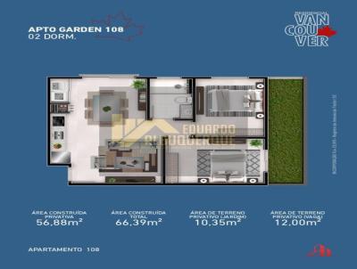 Apartamento para Venda, em Timbó, bairro Araponguinhas, 2 dormitórios, 1 banheiro, 1 vaga