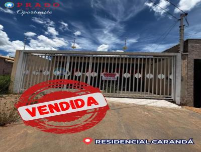 Casa para Venda, em Presidente Prudente, bairro PARQUE RESIDENCIAL CARAND, 3 dormitrios, 2 banheiros, 1 sute, 2 vagas