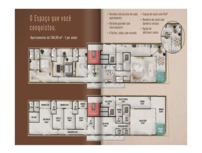 Apartamento para Venda, em So Lus, bairro Ponta D`areia, 4 dormitrios, 4 banheiros, 4 sutes, 1 vaga