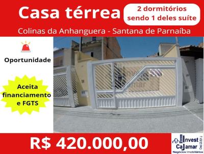 Casa para Venda, em Santana de Parnaba, bairro Colinas da Anhanguera, 2 dormitrios, 2 banheiros, 1 sute, 2 vagas