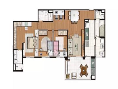 Apartamento para Venda, em So Paulo, bairro Mooca, 3 dormitrios, 3 banheiros, 1 sute, 2 vagas