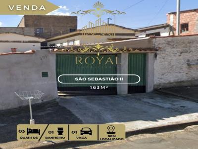 Casa para Venda, em Poços de Caldas, bairro Parque São Sebastião, 3 dormitórios, 1 banheiro, 1 vaga