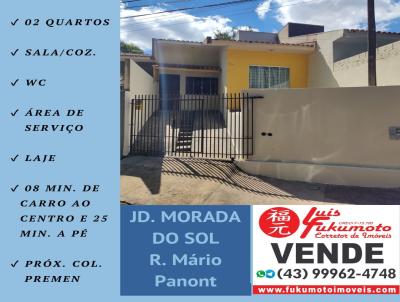 Casa para Venda, em Apucarana, bairro Jardim Morada do Sol, 2 dormitrios, 1 banheiro
