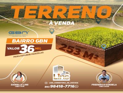 Terreno para Venda, em Alta Floresta, bairro Brasil Norte