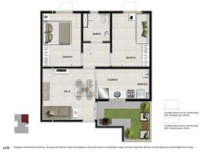 Apartamento para Venda, em Belm, bairro Bengui, 2 dormitrios, 1 banheiro, 1 vaga